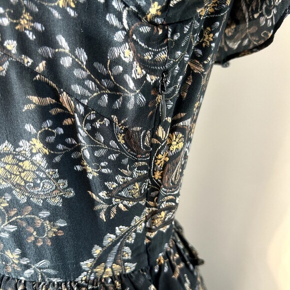 NICHOLAS Elsie Paisley Long Sleeve Ruffle Floral Mini Dress Size 2 ($475) - Picture 11 of 15